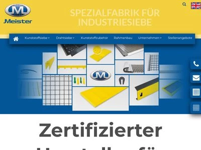 Website von Gustav Meister GmbH