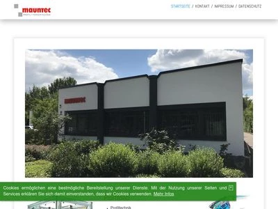 Website von Mauntec GmbH