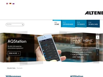 Website von Altenburger Technologies GmbH