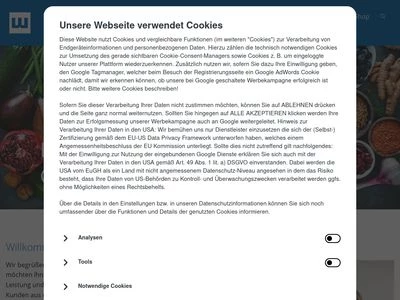 Website von Weber Frischdienst GmbH