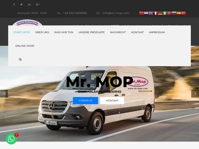 Website von Mr. Mop GmbH 