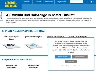 Website von Hans-Erich Gemmel & Co. GmbH