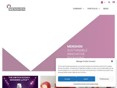 Website von Georg MENSHEN GmbH & Co. KG
