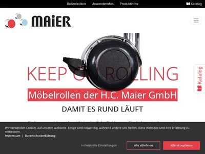 Website von H.C.Maier GmbH