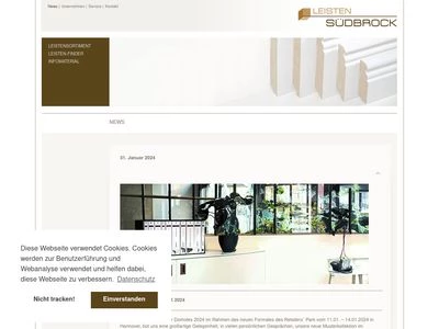 Website von Albert Südbrock GmbH