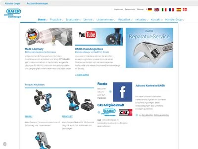 Website von Maschinenfabrik OTTO BAIER GmbH