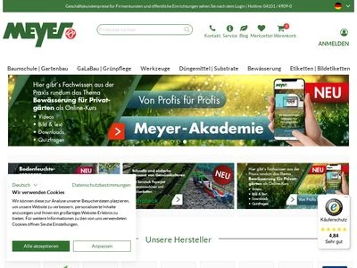 Website von Hermann Meyer KG