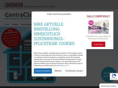 Website von Robert Thomas Metall- und Elektrowerke GmbH & Co. KG