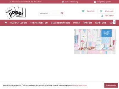 Website von Little Paper GmbH
