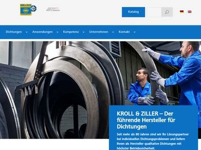 Website von Kroll & Ziller GmbH & Co. KG