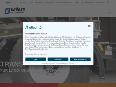 Website von Peter Kröger GmbH