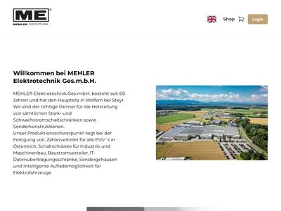 Website von MEHLER Elektrotechnik Ges.m.b.H