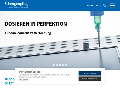 Website von Scheugenpflug AG