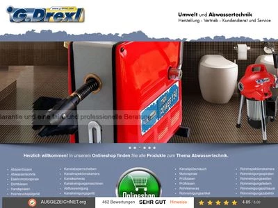 Website von G. Drexl GmbH & Co. KG