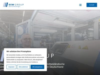 Website von Eichsfelder Schraubenwerk GmbH