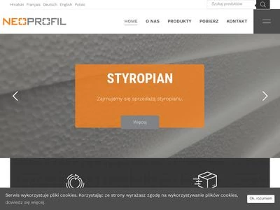 Website von Neoprofil GmbH