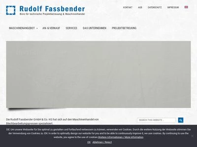 Website von Rudolf Fassbender GmbH & Co. KG