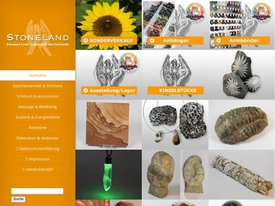 Website von Stoneland GmbH