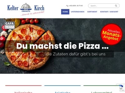 Website von Kelter & Kirch Vertriebs GmbH