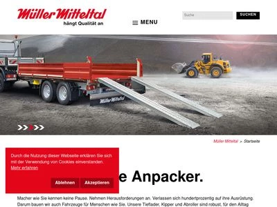 Website von Karl Müller GmbH & Co.KG