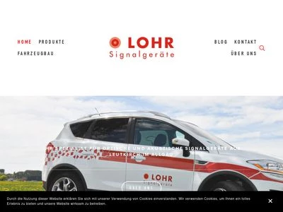 Website von Robert Lohr Signalgeräte