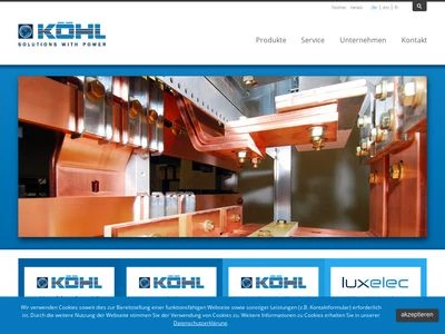 Website von KÖHL AG