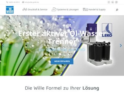 Website von Wille GmbH