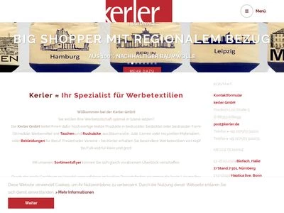 Website von Kerler GmbH