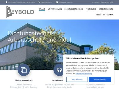 Website von H. Seybold GmbH & Co. KG