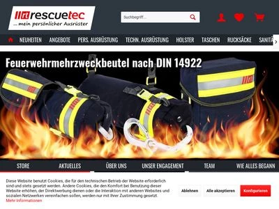Website von rescue-tec GmbH & Co. KG