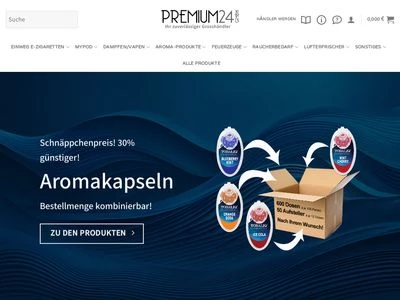 Website von Premium24 GmbH