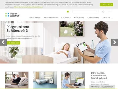 Website von Wissner-Bosserhoff GmbH