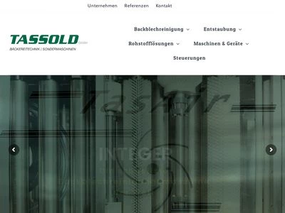 Website von Tassold GmbH