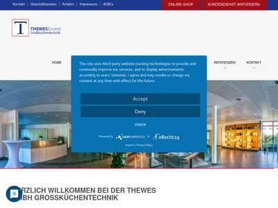 Website von THEWES GmbH