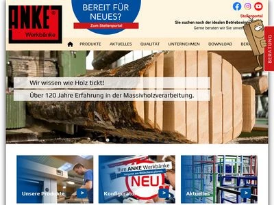 Website von Anton Kessel GmbH