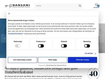 Website von DANSANI GmbH