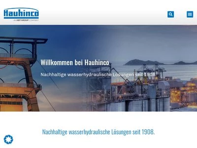 Website von Hauhinco Maschinenfabrik G. Hausherr, Jochums GmbH & Co. KG