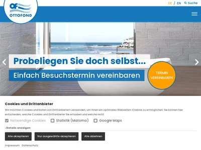 Website von OTTOFOND GmbH