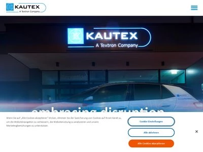 Website von Kautex Textron GmbH & Co. KG