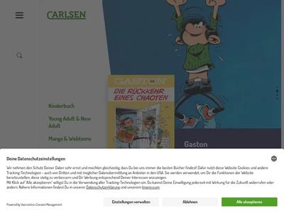 Website von Carlsen Verlag GmbH