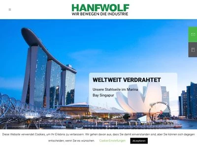 Website von Hanfwolf GmbH & Co. KG