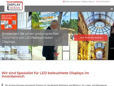 Website von DISPLAY+DESIGN Detlef Schulz GmbH