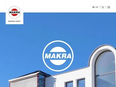 Website von MAKRA Norbert Kraft GmbH