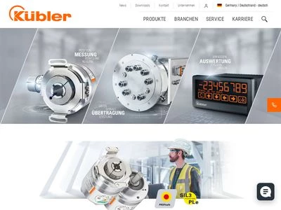 Website von Fritz Kübler GmbH