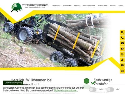 Website von Kotschenreuther Forst- & Landtechnik GmbH & Co. KG