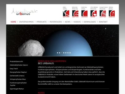 Website von URBANUS GmbH