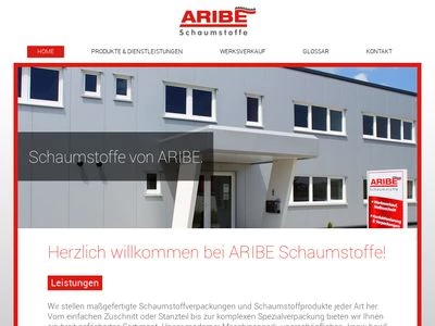 Website von ARIBE GmbH