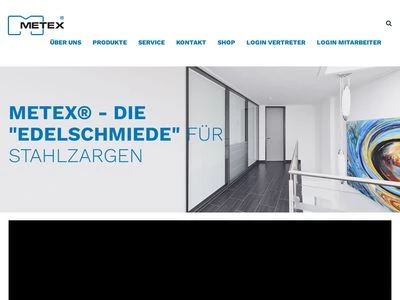 Website von METEX Metallwaren GmbH