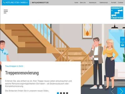 Website von Longlife-Treppen GmbH
