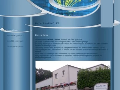 Website von Baltzer GmbH & Co.KG